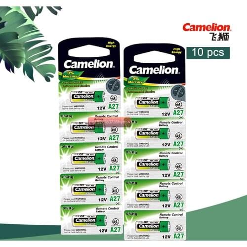 10pcs Camelion 12V 27A MN27 27A L828 A27 Super Alkaline battery For Doorbell Remote Control Flashlight Etc