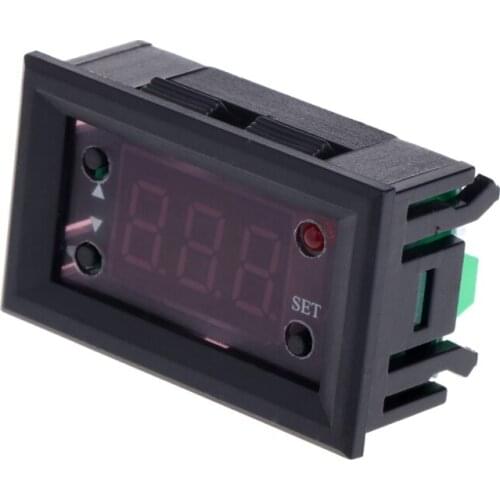 2020 New W1218 Digital Thermostat DC12V Temperature Controller For Incubator w/ Probe Red