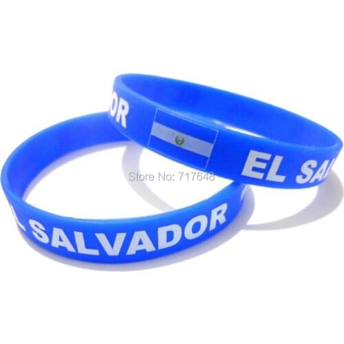 300pcs EL Salvador wristband silicone bracelets free shipping by FEDEX
