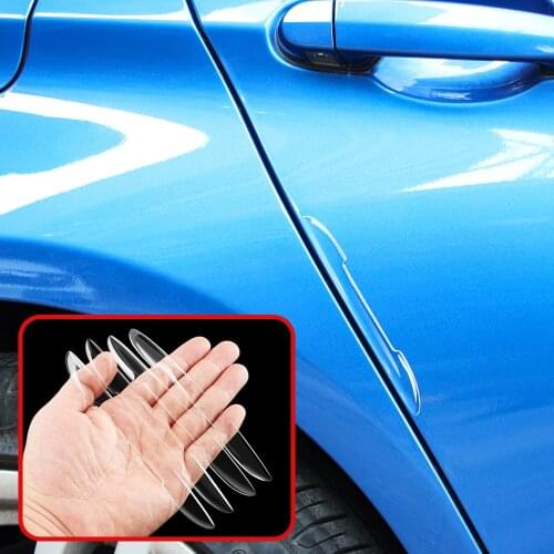 4pcs Car Door Anti-collision Protector Bar Stickers For Volkswagen Tiguan touran Touareg Skoda yeti kodiaq karoq seat Arona