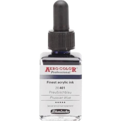 Schmincke Aero Color Acrylic Ink 28 ml 401 Prussian Blue