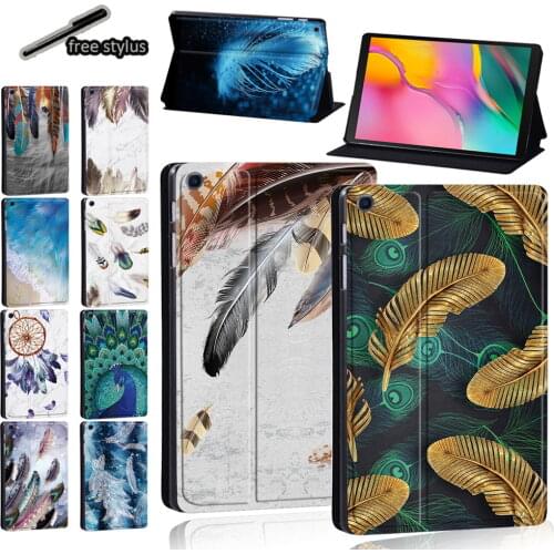 For Samsung Galaxy Tab A7/Tab S6 Lite/Tab A A6 10.1/Tab A 9.7/Tab S5e/Tab A 8.0 Inch Tablet Cover Case + Free Stylus
