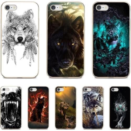 For Xiaomi Redmi 2 S2 3 3S 4 4A 5 5A 5 6 6A 7A 9 9T 9C 9A Pro Pocophone F1 Soft Shell Cover Wolf-Wolves-and-Spirit-Animal-Print