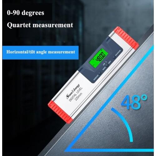 CUPBTNA High Precision Electronic Led Backlight Digital Display Laser Level Balance Lever With Infrared Angle Ruler Magnetic