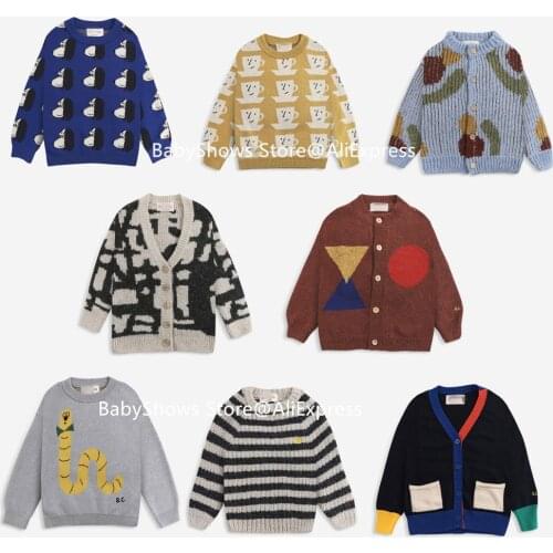 Kids Sweaters 2021 Autumn BC Brand Baby Girls Boys Sweater Children Cardigan Knitted Toddler Winter Clothes Outwear Cute