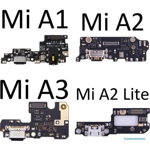 Power Charger Dock USB Charging Port Plug Board Microphone Mic Flex Cable for Mi A2 Lite A1 A3 Mobile Phone Accessories Spare