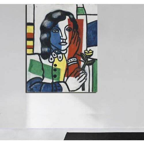 Fernand Legor Abstract Nordic Poster Canvas Painting Poster Prints Marble Wall Art Painting Decorative Picture Modern Home Decor