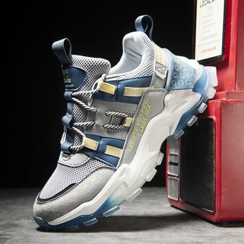 Air Mesh Running Mens Sports Shoes Fashion Platform Sneakers Breathable Casual Male Designer Brand Shoes Walking Jogging Shoes