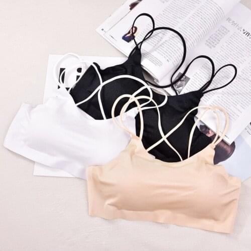 Fashion Women Sexy Single Layer Seamless Wireless Shapewear Camisole Top Lencero Mujer Underwear Drop shipping