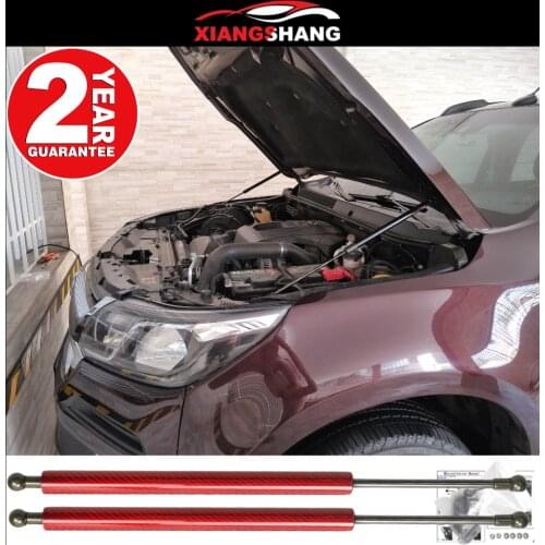 For Chevrolet TrailBlazer RG for Colorado 7 2012-2020 Front Hood modify Gas Spring Carbon Fiber Lift Supports Struts Rod Shocks