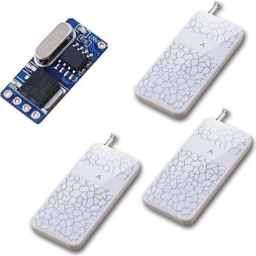 DC 3.5V-12V Mini Remote Switch Micro Wireless Controller Receiver Small Relay transmitter Power ON OFF