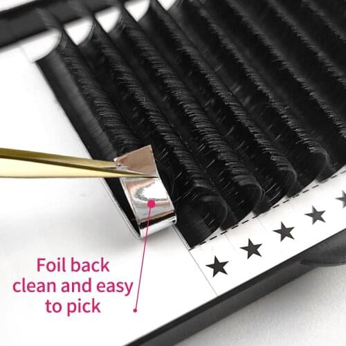 Abonnie Professional Individual Matte Black Eyelash Extension Handmade Eyelashes Professional Extension Mink Lash Extensions