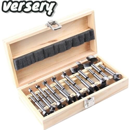 Free Shipping 15PCS/Set 6-50mm Forstner Carbon Steel Boring Drill Bits Woodworking Self Centering Hole Saw Kit Wood Cutter Tools