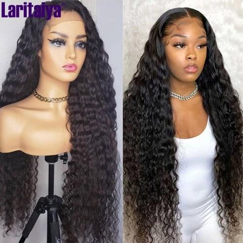 Loose Deep Wave Human Hair Lace Front Wig Brazilian Remy Hair 5x5 HD Lace Closure Wigs for Women Deep Curly Lace Front Wig Long