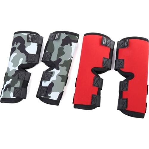 1Pair Pet Dog Solid Knees Pads Support For Injury Legs Brace Safety Hock Joint Brace Wrap Protectors