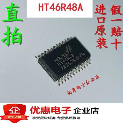 100% Original New 10pcs/Lot HT46R48A 46R48 SSOP24 IC