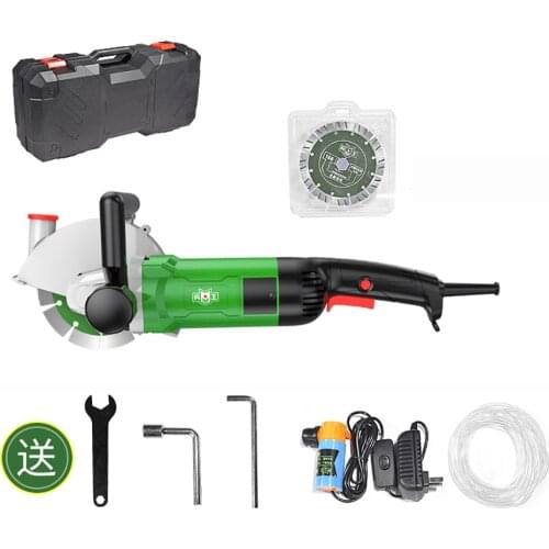 220V Electric Wall Grooving Machine Reinforced Cement Cutting Slotting Machine Hydropower Installation Wall Chaser