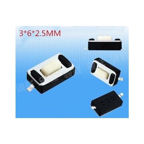 3*6*2.5 3*6*2.5MM Light touch switch patch 2 foot car rocker switch imported SMD 3x6x2.5MM