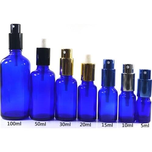 300pcs*30ml blue essentail oil glass dropper bottle 10ml clear roll on bottles,100ml blue glass bottle