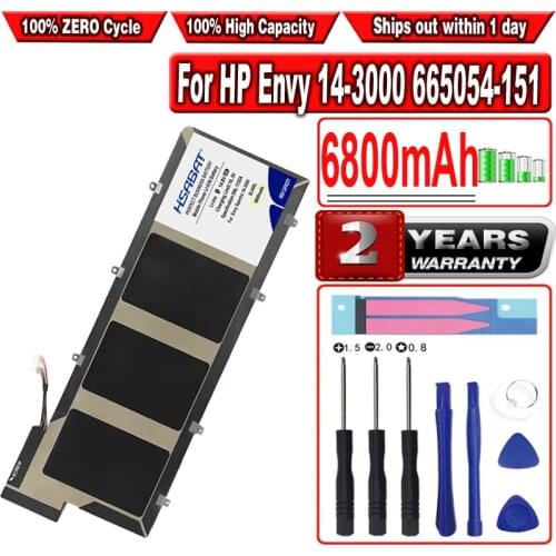 HSABAT 6800mAh SL04XL Battery for HP Envy 14-3000 665054-151 665054-171 665054-271 HSTNN-IB3J TPN-Q105 665460-001