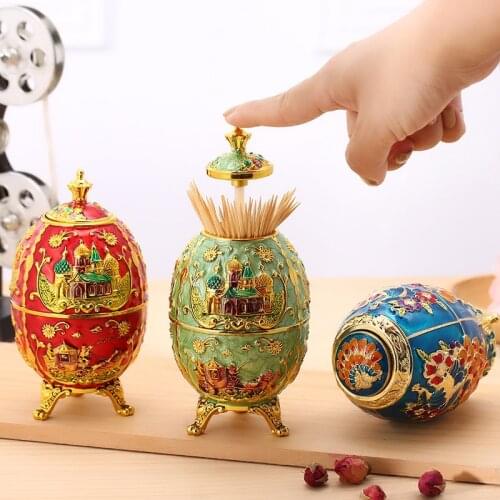 Nordic automatic push-type toothpick box household creative toothpick holder hotel restaurant fashion high-end toothpick holder