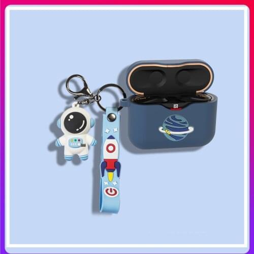 For Sony WF-1000XM3 Case Wireless Bluetooth Earphone Case Astronaut Cartoon Accessories Protect Cover WF1000XM3 /wf1000xm