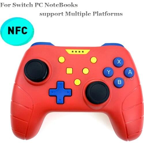 For Nintendo Switch Pro Bluetooth Wireless Controller with NFC Function Support Amibo Role Sensing Wake up Gamepad