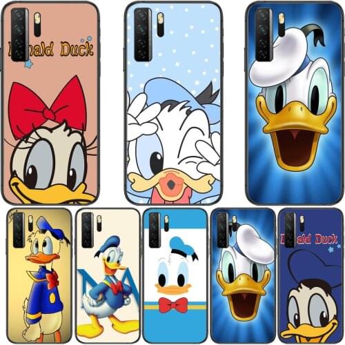 Donald Duck Interesting Black Soft Cover The Pooh For Huawei Nova 8 7 6 SE 5T 7i 5i 5Z 5 4 4E 3 3i 3E 2i Pro Phone Case cases