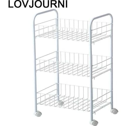 Holder Cuisine Rangement Mensole Kitchen Storage Rack Organization Estanteria with Wheels Prateleira Trolleys Estantes Shelves