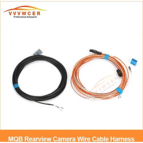 For VW MQB Tiguan A3 8V A4 B9 A5 A6 Q3 Q5 Octavia SUPERB Seat Leon Rearview Camera Dynamic Trajectory Guidance Line Wire Harness