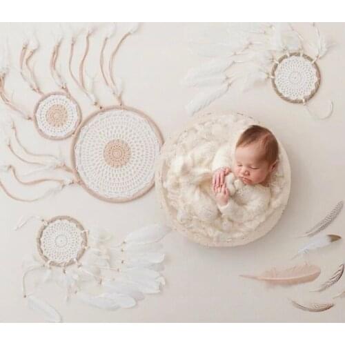 Newborn Photography Dream Catcher Backdrop Prop Baby Photo Shoot Studio Posing Background Accessories Newborn foto Shooting Prop