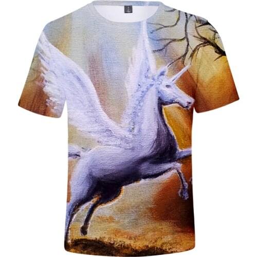 Unicorn 3D Printed T Shirt Women/Men Fashion Short Sleeve Tshirt T-Shirt Hot Sale Harajuku T Shirts Tops Brand Clothes