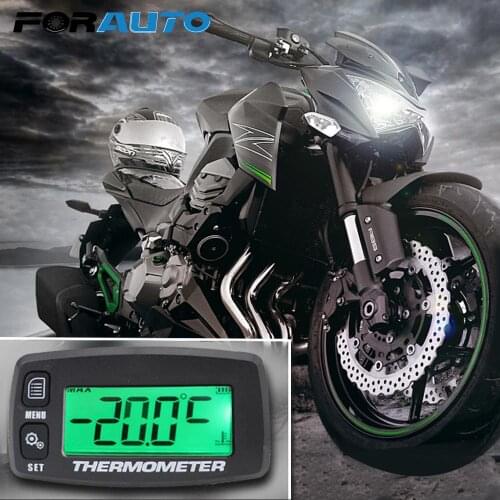 Inductive Tachometer Gauge Hour Meter for Motorcycle ATV Lawn Mower Alert RPM EngineBacklit Resettable Tacho Hour Meters