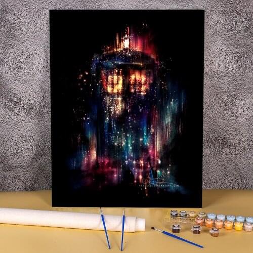 Portrait All Of Time And Space Paint By Numbers Set Oil Paints 40*50 Painting On Canvas Loft Wall Picture For Handicraft