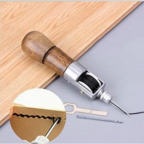 Craft edge stitching belt strip shoemaker tool DIY leather sewing tool leather hand sewing machine leather wax thread WF219