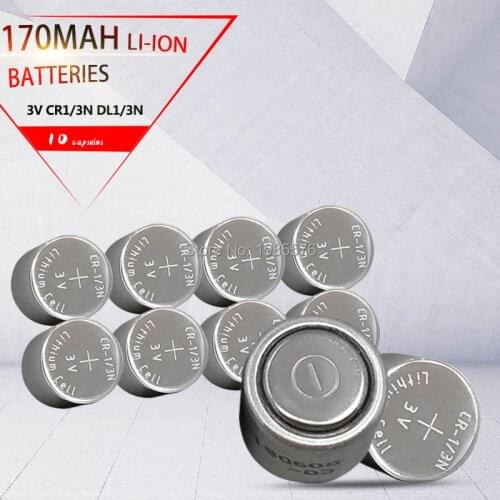 10pcs NEW CR1/3N CR-1/3N 3V lithium battery DL1/3N CR1/3 1/3N CR13N CR13 13N Glucose camera battery