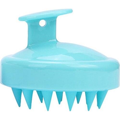 Head Massage Brush Soft Hair Scalp Brush Washing Comb Brush Silicone Shampooing Massage Brush Beauty Tool