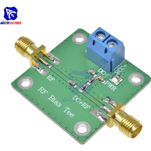 Diymore 10-6000mHz Bias Tee Module RF DC Blocks Connecting Modes for HAM Radio RTL SDR LNA Low Noise Ham Radio Amplifier