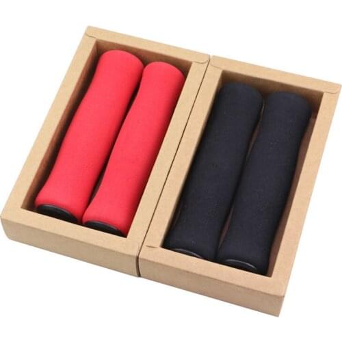 Cycling Bike Bicycle Sponge Gear Grips Mountain Bike Handlebar Soft Ultralight Grips Anti-skid Shock-absorbing Bike Part