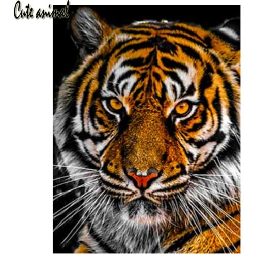Full Square Drill DIY 5D Diamond Painting kit Tiger Cross Stitch Diamond Embroidery Animal Rhinestones Mosaic Home Decoration