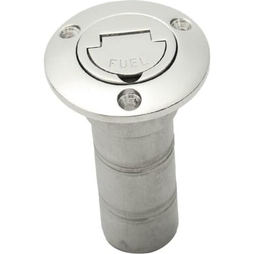 Water Gas Fuel Deck Boat Marine Fill/Filler Tank Cover Stainless Steel 38 MM