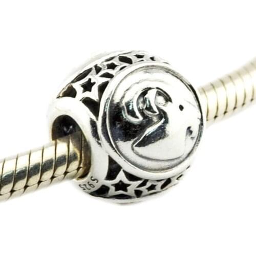Autumn Collection Authentic 925 Sterling Silver bead Capricorn Star Sign Charm Fit Original Brand Bracelet Au012
