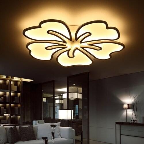 SHIXINMAO creative arts living room bedroom led luxury Ceiling Light home & commercial dimmer petal Ceiling lamp AC110-240V
