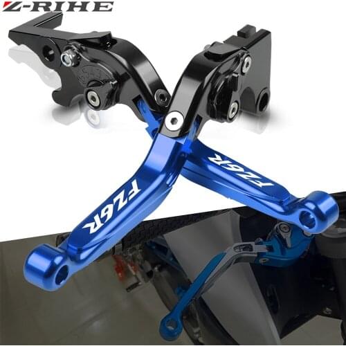 Motorcycle Adjustable Extendable Folding Brake Clutch Lever Handlebar Grip For Yamaha FZ6R FZ 6R FZ6 R 2009 2010 2011 2012-2017