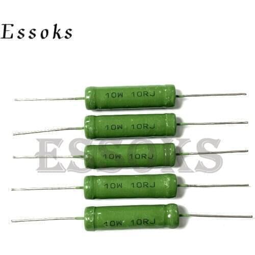 5PCS RX21 10W Wire Wound Resistance 5% 220R 240R 270R 300R 330R 390R 470R 510R 220 240 270 300 330 390 470 510 Ohm Resistor