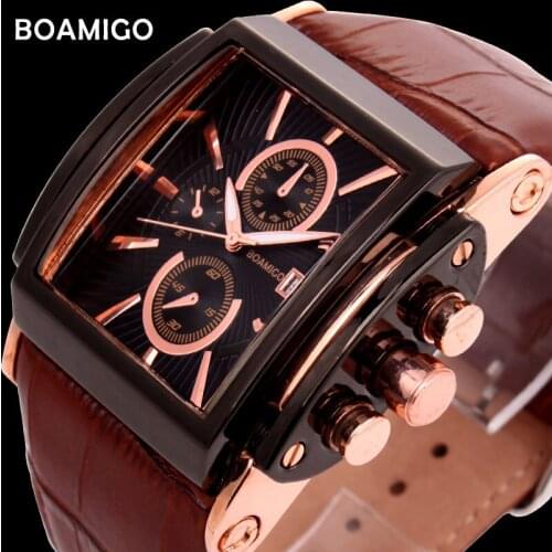 Luxury Designer Men Quartz Watches Leather Strap Auto Date Wristwatches For Men Fashion Automatic Watch Relogio Masculino