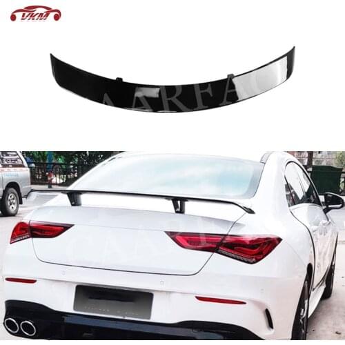 ABS Material Rear Lip Wing Spoiler For Mercedes Benz W118 C118 CLA35 CLA180 CLA200 CLA250 CLA45 AMG Line GT Style 2019-2024