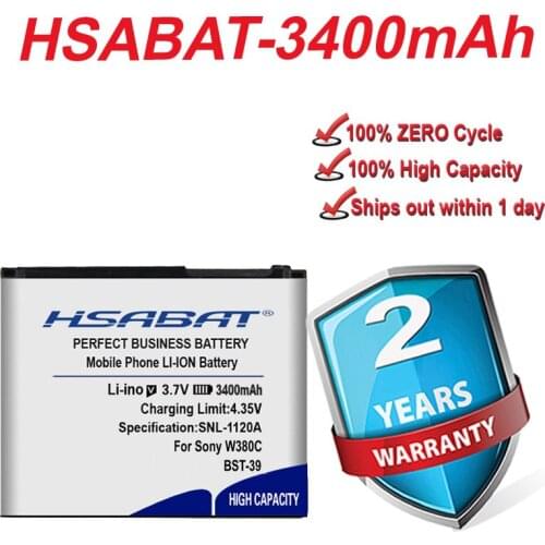 Top Brand 100% New 1200mAh BST-39 Battery for Sony W380c W508 W910 R300 W20 W908 W910i T707 in stock