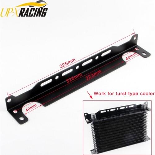 Universal Trust type Universal Engine Oil Cooler Mounting Bracket Kit 2mm Thickness Aluminum