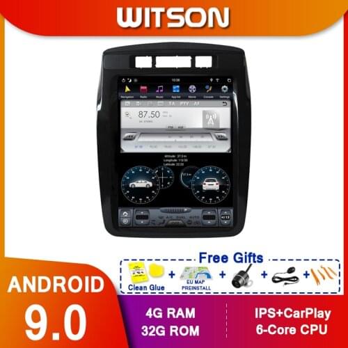 WITSON Tesla Style Vertical Screen Android 9.0 For VOLKSWAGEN TOUAREG 2010-2011Car Radio Automotivo Multimedia Player Navigation